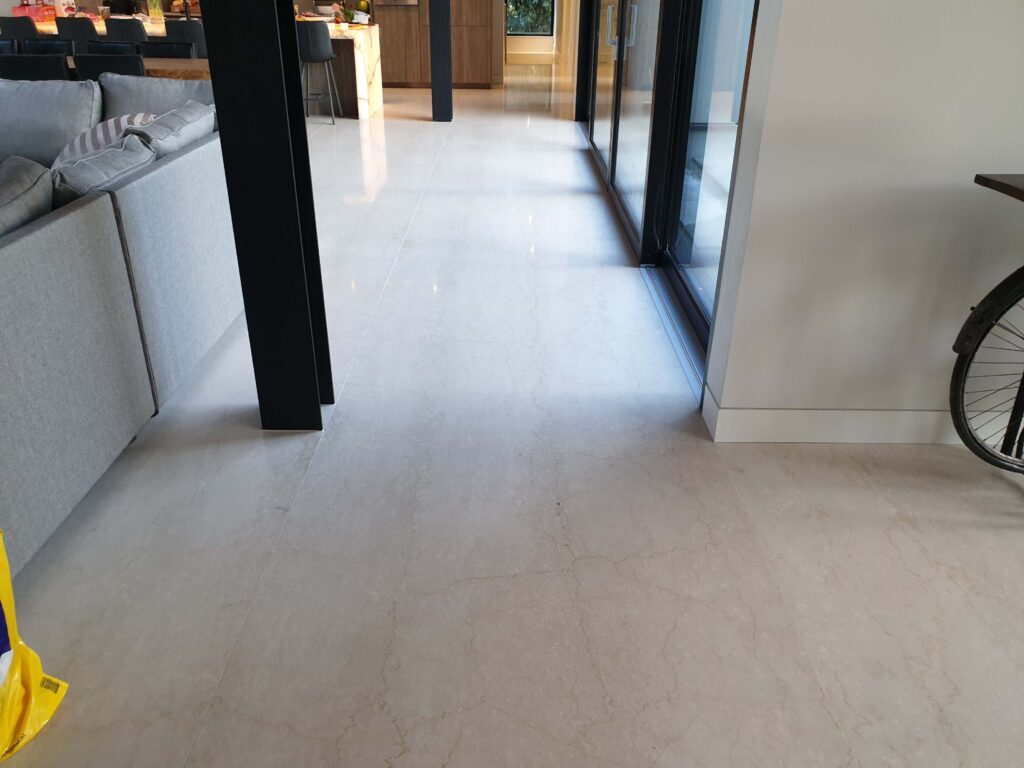 Botticino marble flooring Works